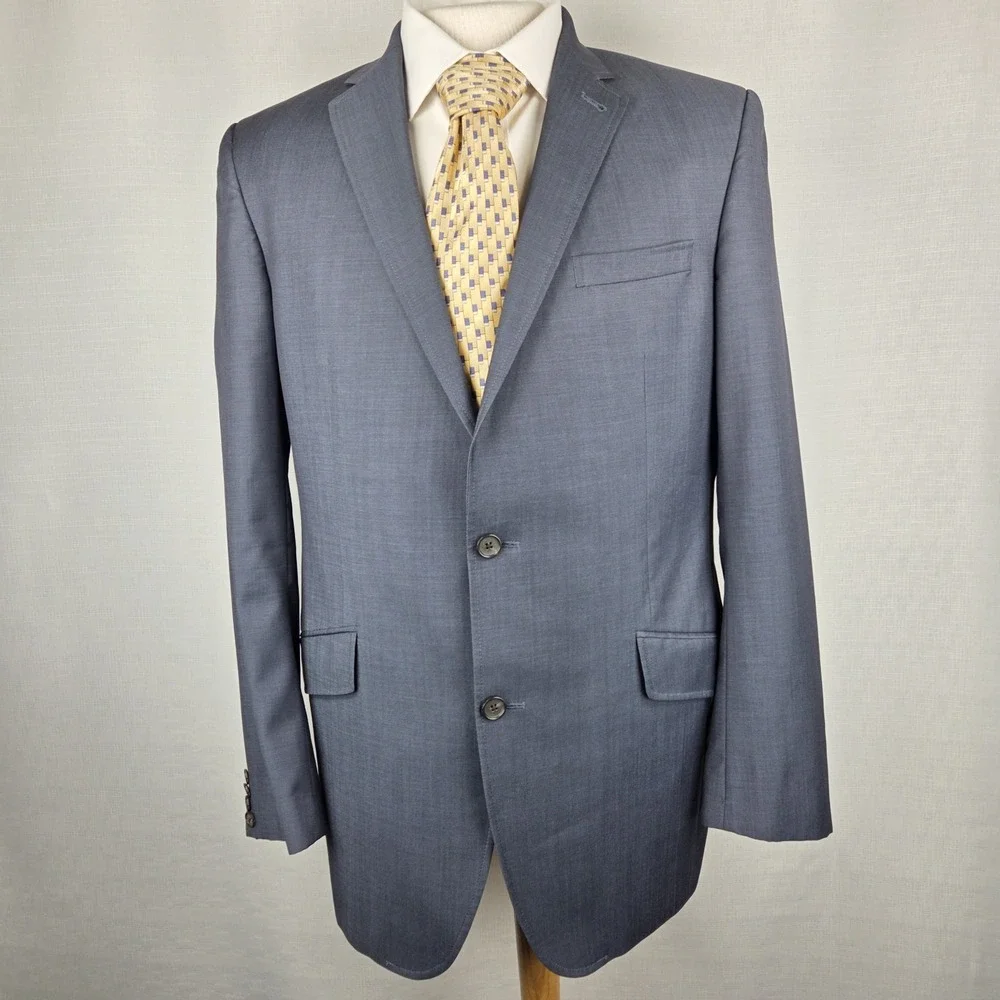 Ted Baker London Endurance Jarrett‎ Sport Coat Slate Blue Blazer Size 42L
